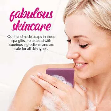 Fabulous Spa Gift Basket for Women - Self Care Basket, Relaxation, Pampering Gift for Girlfriend, Wife, Mom, Sister, Friends - Birthday Bundles, Mothers Day, Anniversary, Valentines Day Gift for Her