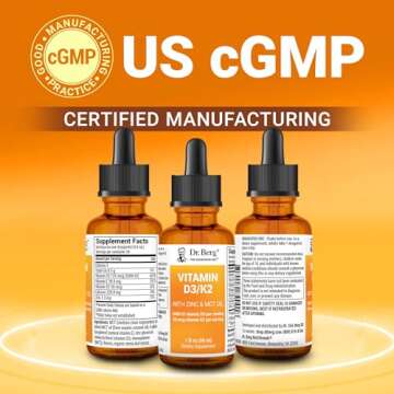 Dr. Berg Liquid Vitamin D3 & K2 Supplement for Health