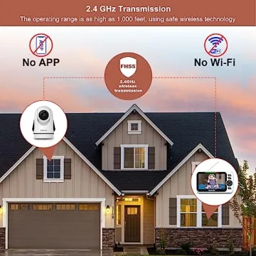 OKAIDI Baby Monitor with 5" Display and Night Vision