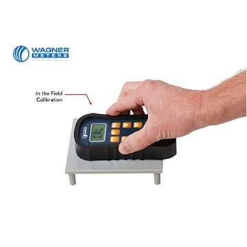 Orion 950® Pinless Wood Moisture Meter by Wagner Meters I Accurate, Non-Damaging, Dual Depth Lumber Moisture Measurement, Bluetooth, Auto EMC, GPP/GPK & Dew Point Calculations (Standard Calibrator)