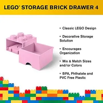 Room Copenhagen LEGO Brick Drawer for Kids' Storage