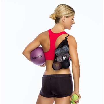 Tune Up Fitness – Alpha Ball, Large Therapy Ball, Massage Ball for Myofascial Release, Pain Relief...