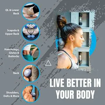 Alpha Ball - Large Therapy Ball for Pain Relief & Recovery