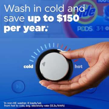 Tide PODS Laundry Detergent Pacs, Original Scent, Powerful 3-in-1 Clean in One Step, HE Compatible, 112 Count, Tide PODS Laundry Detergent