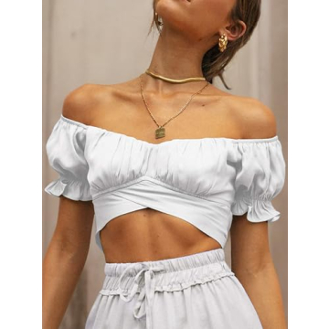 Stylish Avanova Off Shoulder Crop Top for Women