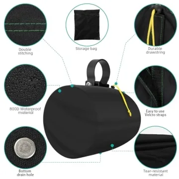 Durable 800D Oxford Cloth Boat Speaker Covers for All Weather