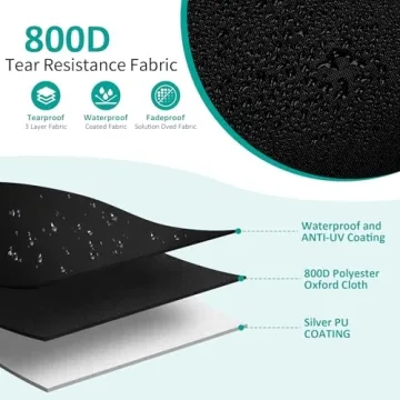 Durable 800D Oxford Cloth Boat Speaker Covers for All Weather