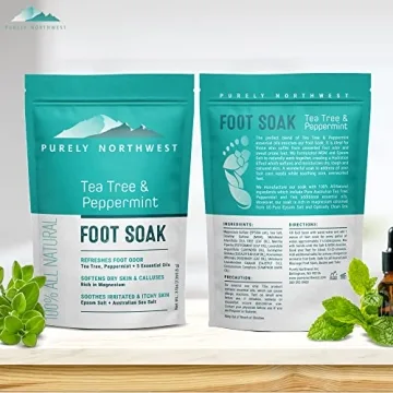 All-Natural Tea Tree Oil & Peppermint Foot Soak for Fresh Feet