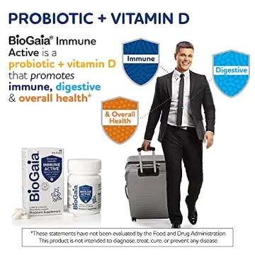 BioGaia Immune Active Probiotic + Vitamin D Capsules 60 Days