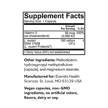 BioGaia Immune Active Probiotic + Vitamin D Capsules 60 Days