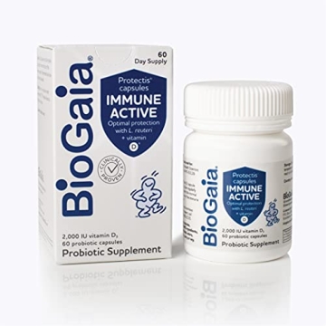 BioGaia Immune Active Probiotic + Vitamin D Capsules 60 Days