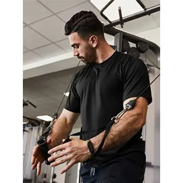 Dry Fit Tshirts Shirts for Men 5 Pack Moisture Wicking Quick Dry Mesh Performance Tees Gym Tech T Polyester Sublimation Active Athletic Crew Short Sleeve Workout Running Tops (Multipack 1, L)