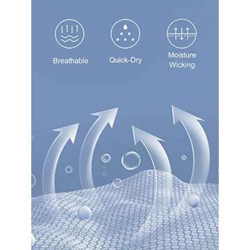 Dry Fit Tshirts Shirts for Men 5 Pack Moisture Wicking Quick Dry Mesh Performance Tees Gym Tech T Polyester Sublimation Active Athletic Crew Short Sleeve Workout Running Tops (Multipack 1, L)