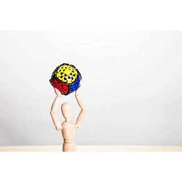 Project Genius Gear Ball by Mefferts- Speed Cube, 3x3 Speed Cube, One-Player Games, Brain Teasers, M...