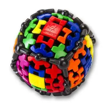 Project Genius Gear Ball by Mefferts- Speed Cube, 3x3 Speed Cube, One-Player Games, Brain Teasers, Multi-Color, Puzzle Cube, Gift for Children, Gift for Teen Boy, 3x3, Geared Cube