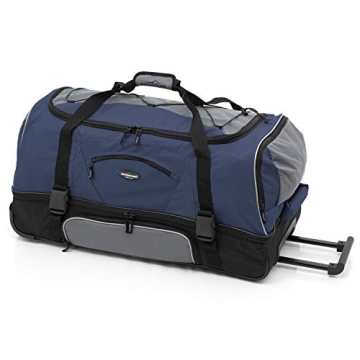 Travelers Club 36-Inch Rolling Duffel Bag in Blue
