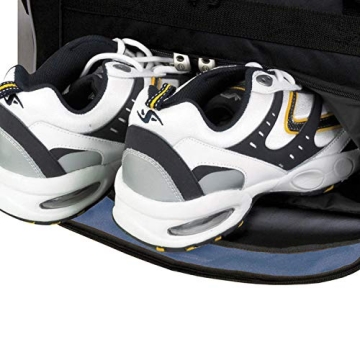 Travelers Club 36-Inch Rolling Duffel Bag in Blue