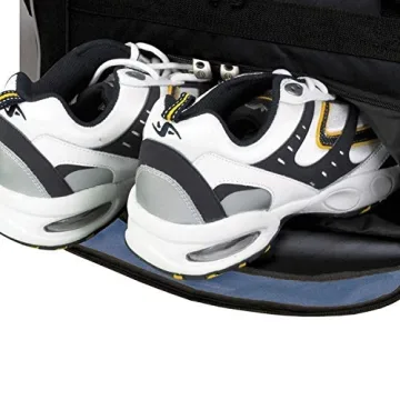 Travelers Club 36-Inch Rolling Duffel Bag in Blue