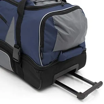 Travelers Club 36-Inch Rolling Duffel Bag in Blue