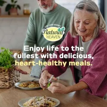 Natural Heaven Hearts of Palm Angel Hair Pasta 6-Pack – Low-Carb, Gluten-Free, Keto & Paleo-Friendly, 9 Oz Ea