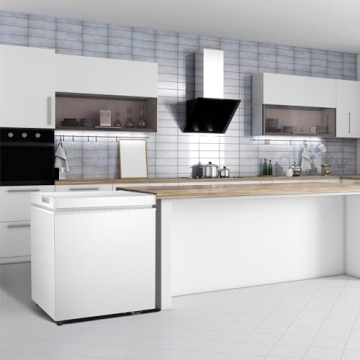 R.W.FLAME Mini Chest Freezer 1.8 Cu Ft Energy Saving