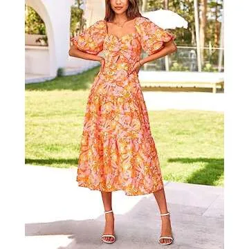 Stylish BTFBM Summer Maxi Dress for Women 2024