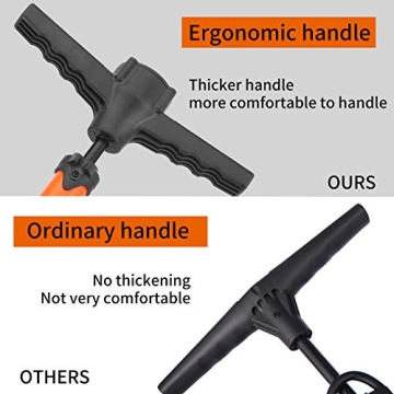 TOOLITIN Pro Bike Pump Ergonomic 180 PSI Presta Schrader