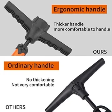 TOOLITIN Pro Bike Pump Ergonomic 180 PSI Presta Schrader