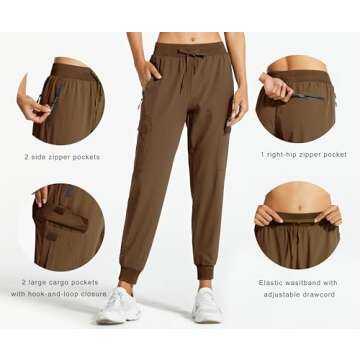 Libin Women's Hiking Pants Outdoor Travel Camping Golf Fishing Climbing Safari Work Trousers Joggers...