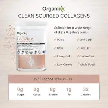 Organixx Collagen Peptides Powder for Radiant Skin & Hair