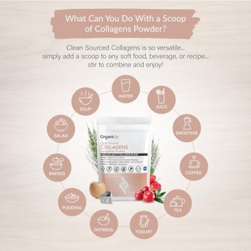 Organixx Collagen Peptides Powder for Radiant Skin & Hair