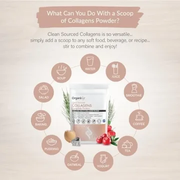 Organixx Collagen Peptides Powder for Radiant Skin & Hair