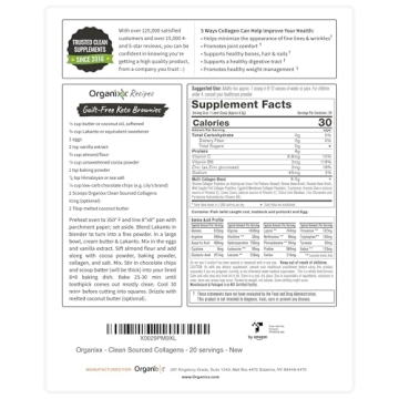 Organixx Collagen Peptides Powder for Radiant Skin & Hair