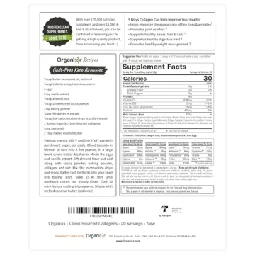 Organixx Collagen Peptides Powder for Radiant Skin & Hair