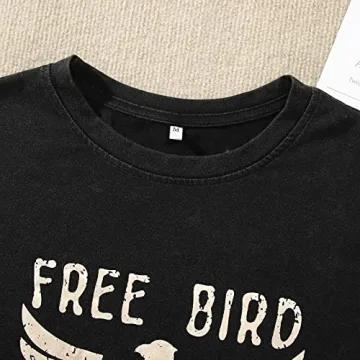 KEKEMI Vintage Rock Band T-shirt for Stylish Women