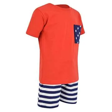Unique Baby Boys Patriotic 4th of July Outfit for Summer