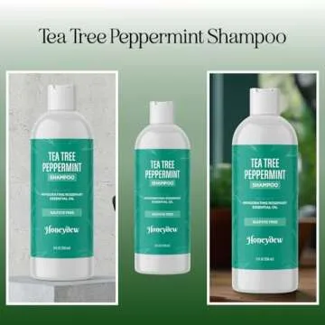 Invigorating Tea Tree Mint Shampoo - Rosemary Mint Shampoo for Oily Hair with Tea Tree Oil for Hair ...