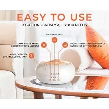 Aromatherapy Diffuser with Essential Oils for Relaxation