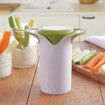 gia'sKITCHEN 24254 Veggie Wedgie Slicer - Safe & Fun Food Prep Tool