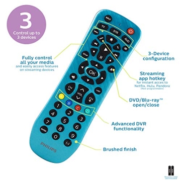 Philips Universal Remote Smart TV 3 Device Control