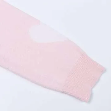 Shermie Women's Heart Knitted Sweater - Cozy & Cute