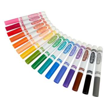 Crayola Broad Line Markers Classpack (256 Ct), Bulk School Supplies For Teachers, Kids Markers For School, Classroom Must Have