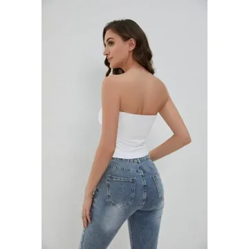 MISSACTIVER Women's Sexy Twist Front Tube Top for Summer