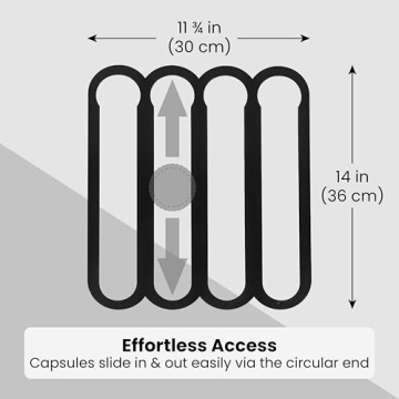 IMPRESA Coffee Capsule Holder Organizes Nespresso Pods Smartly