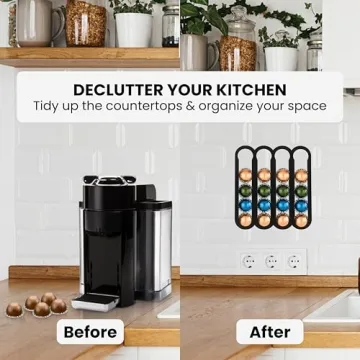 IMPRESA Coffee Capsule Holder Organizes Nespresso Pods Smartly