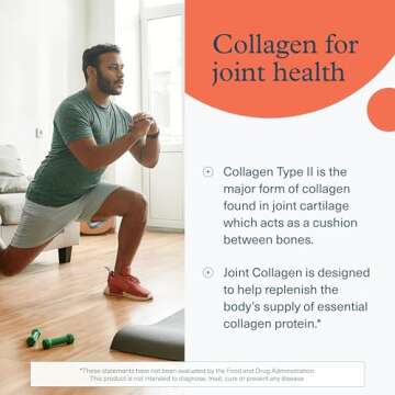 Youtheory Joint Collagen Advanced - Collagen Supplement - Joint Support & Health - Collagen for Bones and Joints for Women & Men - with Boswellia Extract, Turmeric & Quercetin - 120 Tablets