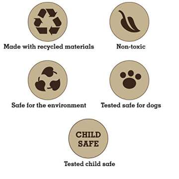 Pata Pal Eco-Friendly Durable Squeaky Dog & Puppy Pet Chew Toy for, Training, Teething and Exercise (T-Bone)