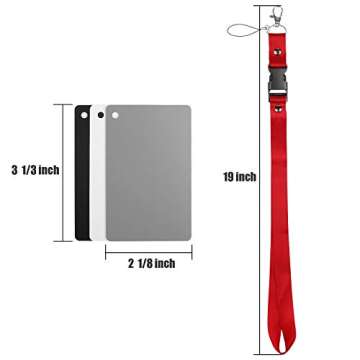 Anwenk 18% Grey Card for Accurate Exposure in Photography