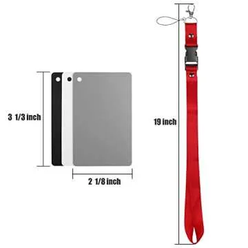 Anwenk 18% Grey Card for Accurate Exposure in Photography