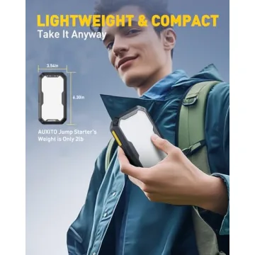 AUXITO 2500A Jump Starter & Camping Light